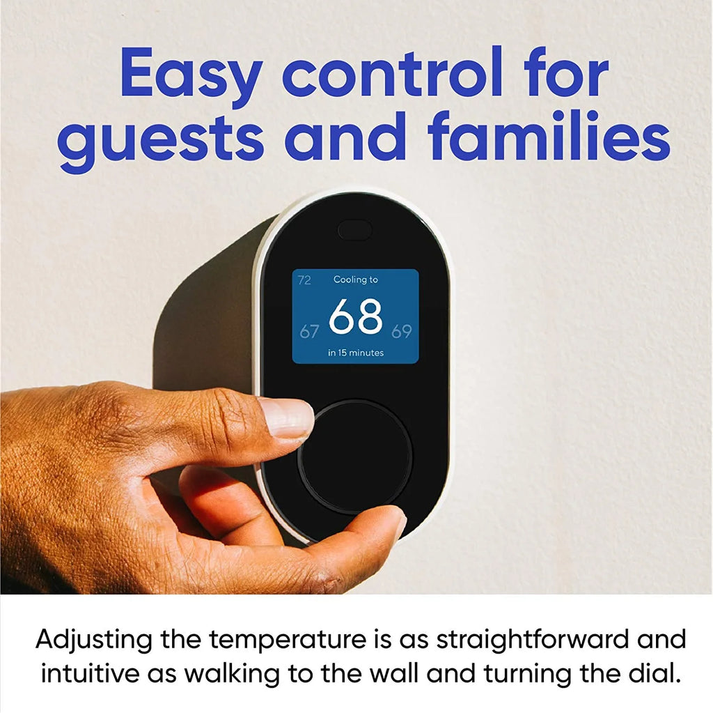 Smart WiFi Thermostat for Home with App Control, Black Z410688