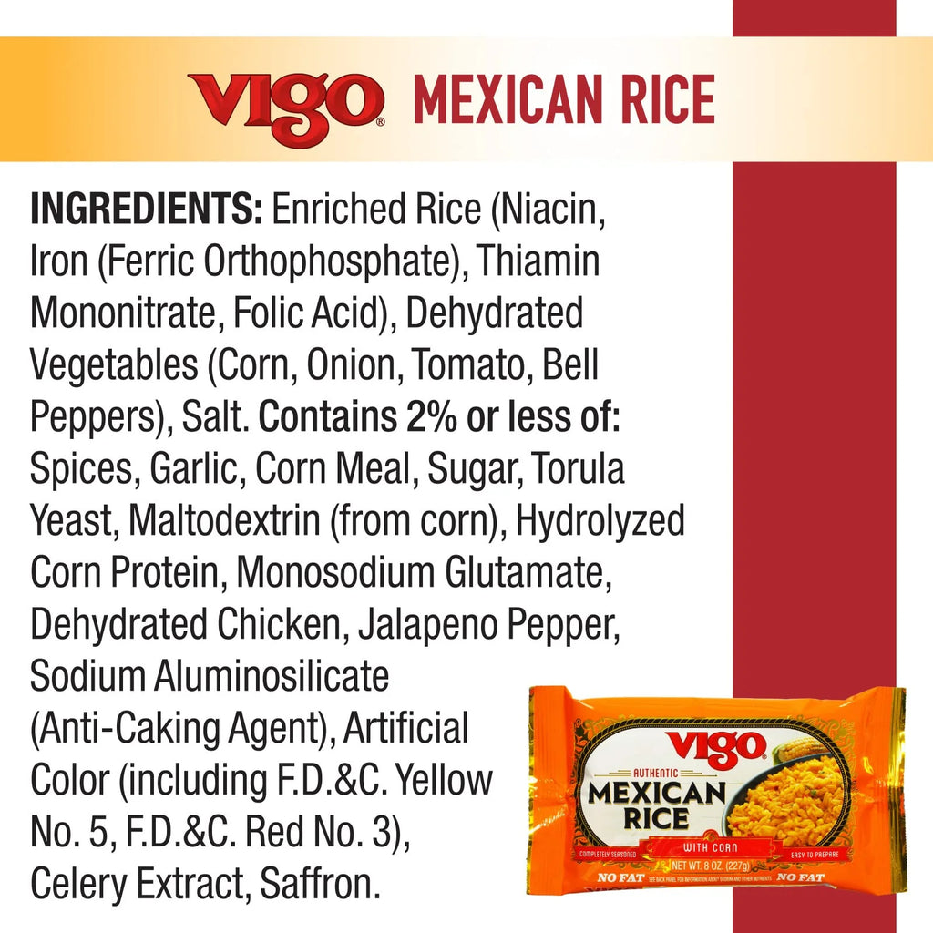 Mexican Rice with Corn, 8oz (Pack of 12) Y1166