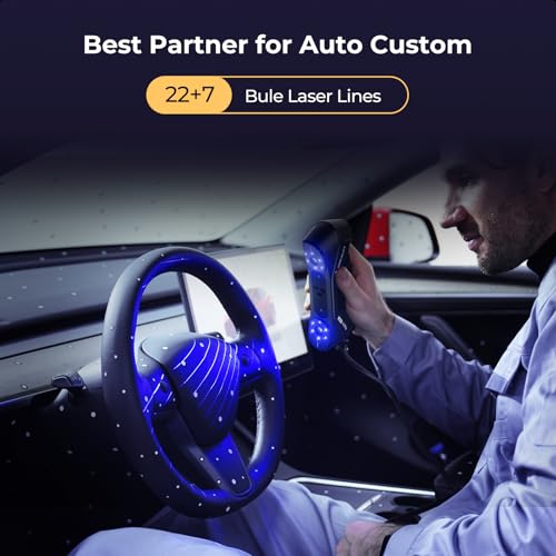 3D Scanner for 3D Printing, Blue Laser, Full-Color Scans Q176