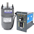 BTDH AC Gear Motor Electric Motor Variable Speed Controller 1:10 125RPM 110V 15W Single-Phase Smooth Operation Long Working Life