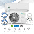 Daizuki® 12,000 BTU 23 SEER2 Ductless Mini-Split Inverter+ Air Conditioner Heat Pump System Full Set 220V. WIFI Included.