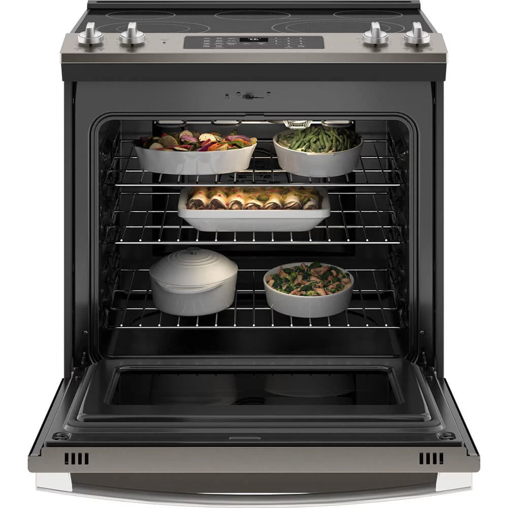 White Slide-In Electric Range X50048