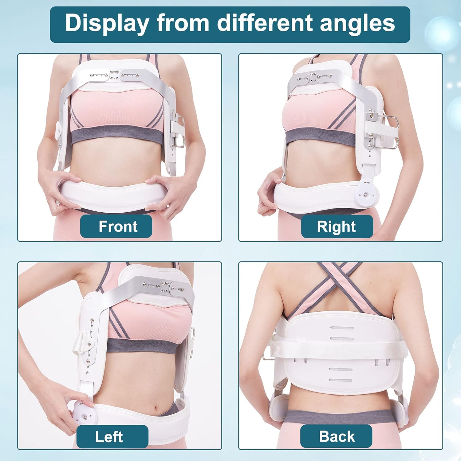 Back Brace for Thoracic & Lumbar Spine Support L2202