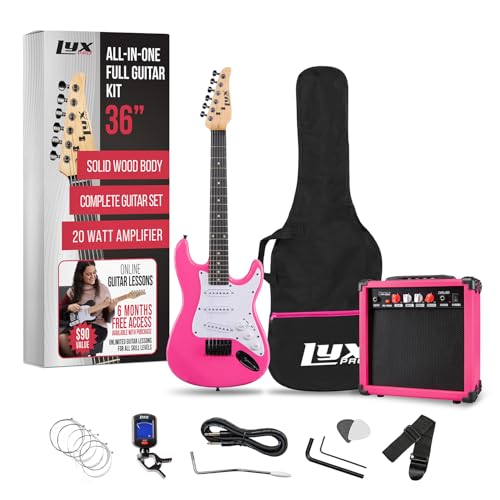3/4 Size Electric Guitar Kit for Kids with Amp and Accessories V60944