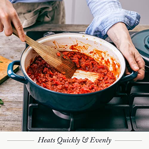 Enameled Cast Iron Casserole Braiser with Lid, 4QT, Round A83622