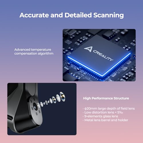 3D Scanner for 3D Printing, Blue Laser, Full-Color Scans Q176