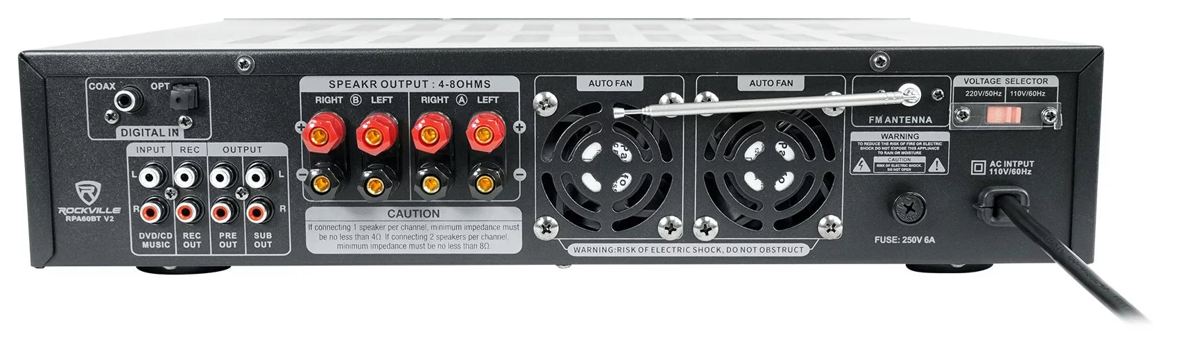 Home Theater Bluetooth Receiver with 4 In-Ceiling 6.5" LED Speakers P521771