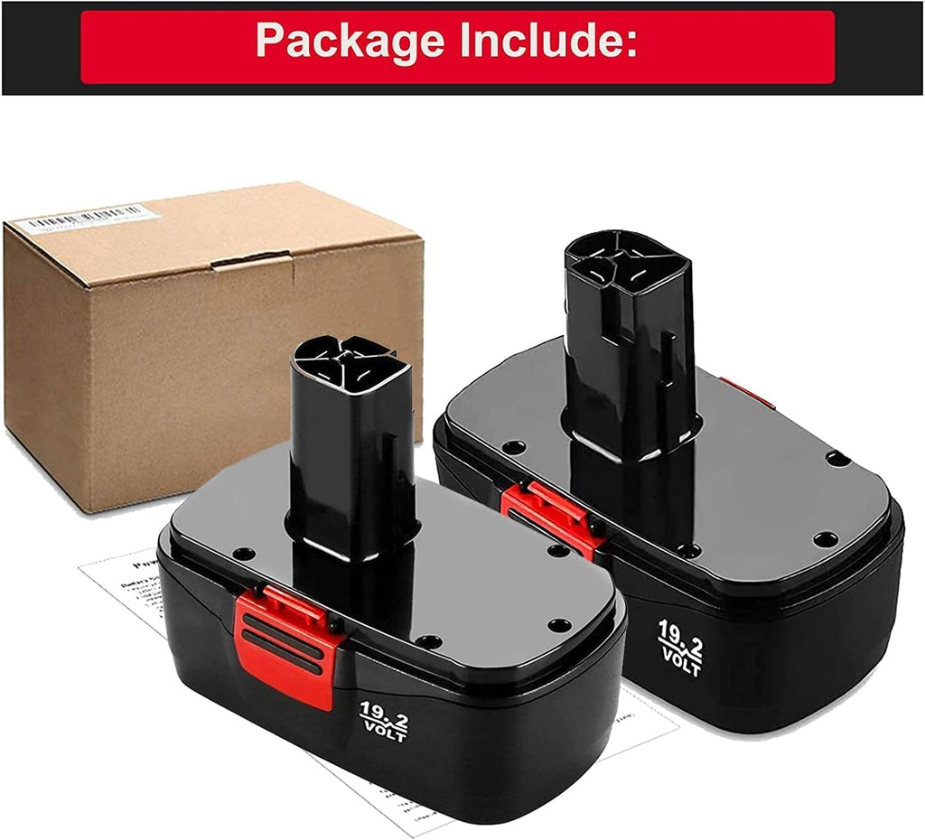 2PACK 4500mAh Replacement Battery for 19.2V Cordless Drills M9671