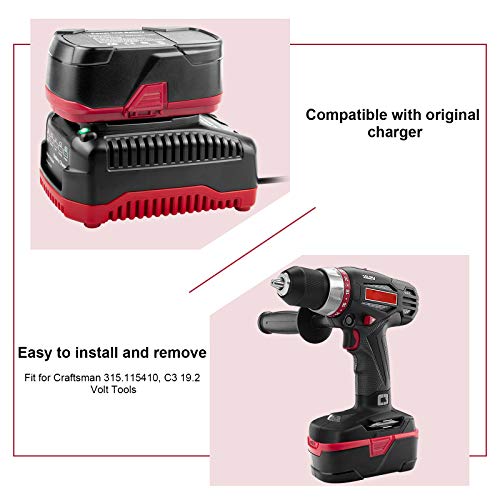 19.2V 6.0Ah Lithium-ion Battery for Craftsman C3 19.2-Volt Tools G273223