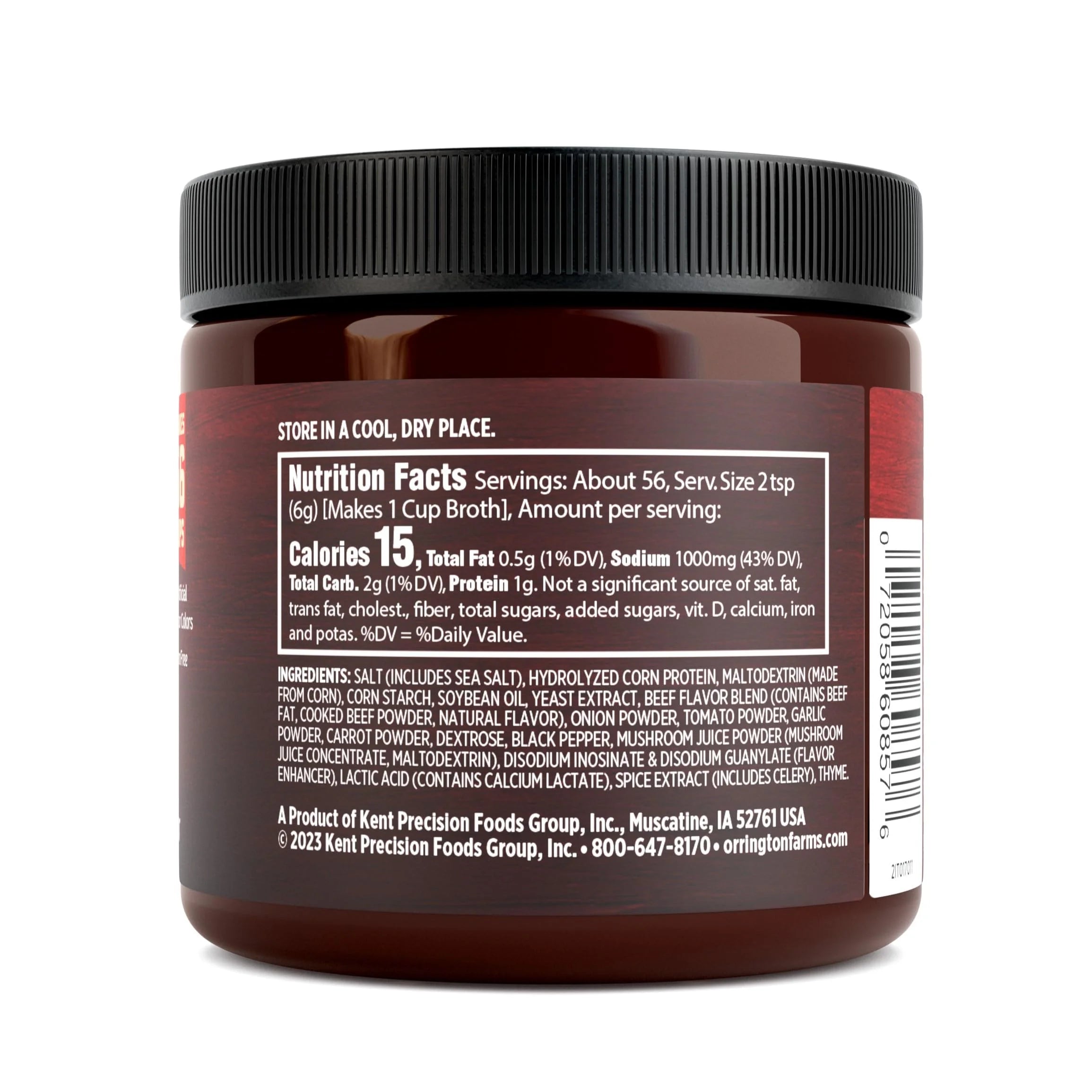 Beef Flavored Broth Base & Seasoning, 12 oz (Pack of 6) J8594