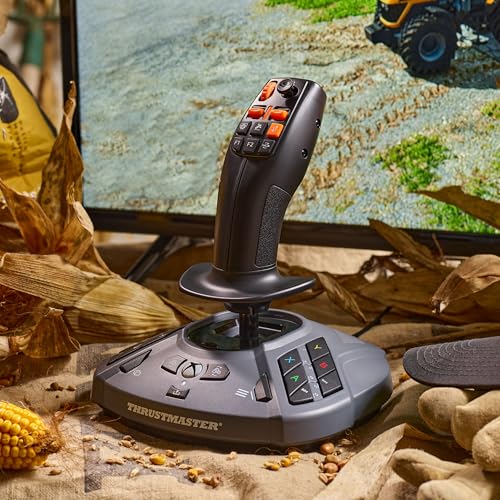 SimTask Steering Kit with Adjustable Clamp and Spinner Knob for Truck and Farm Simulation Gaming J334
