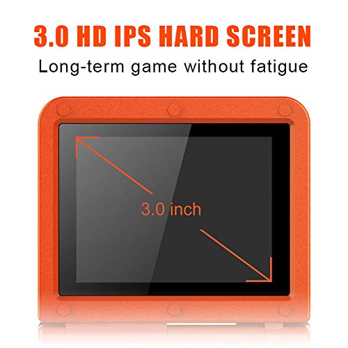 Retro Handheld Game Console, 2000 Classic Games, 3.0-in HD IPS Screen, Red O277144