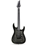 Solid Body Electric Guitar Kit with 24 Frets, HSS Pickup, Black R4019