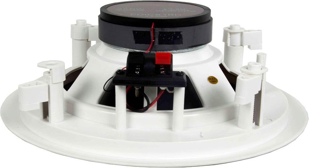 8" 1000W Round Wall And Ceiling Home Speakers 2 PAIR P8339