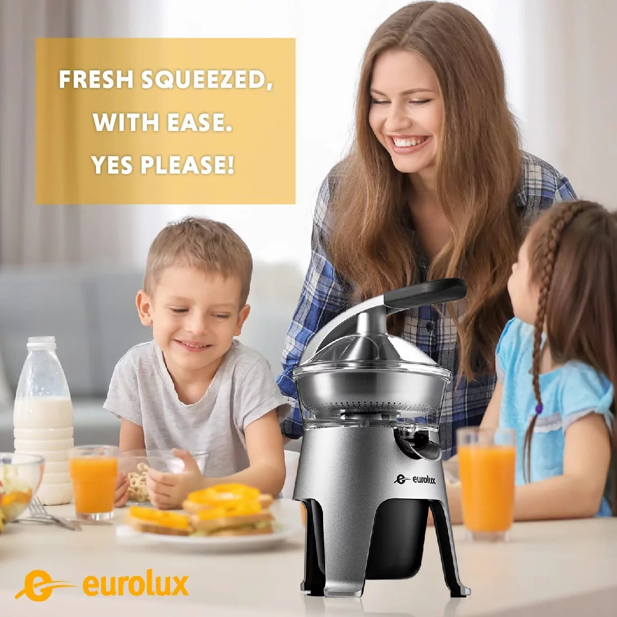 Electric Citrus Juicer Squeezer for Orange, Lemon, Grapefruit, 300W M521664