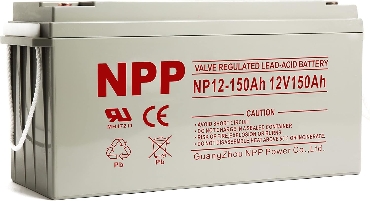12V 100Ah AGM Rechargeable Battery, Deep Cycle for RV, Marine, and Off-Grid P98068