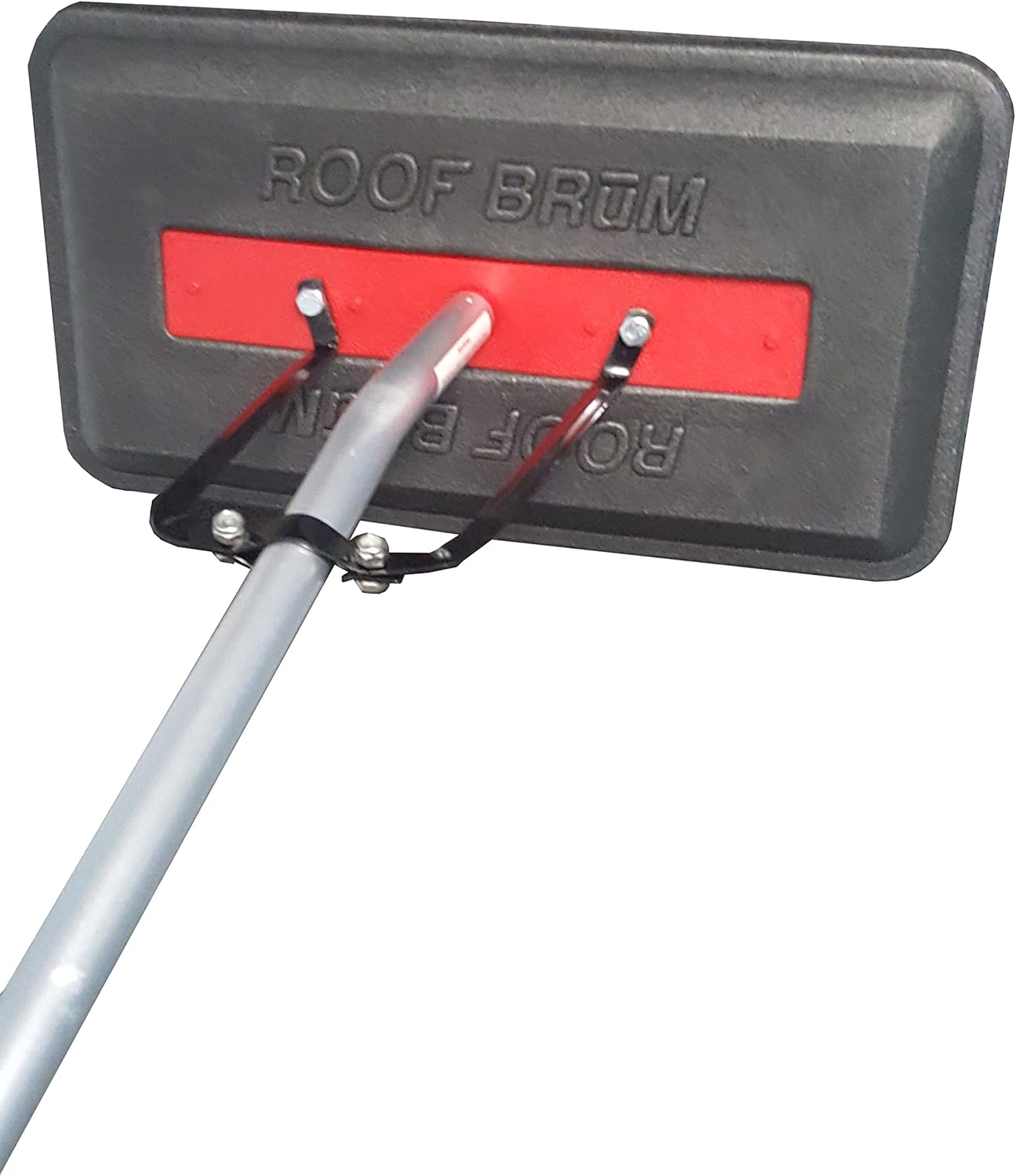 RoofBrum Snow Broom for Roof Snow Removal, 22 Foot – The Ultimate Snow Roof Rake for Your Home – Foam Head, 6 Piece Handle – Clear Wet, Heavy Snow from Your Roof, No Ladders Needed