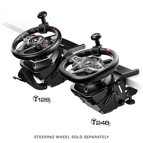 SimTask Steering Kit with Adjustable Clamp and Spinner Knob for Truck and Farm Simulation Gaming J334