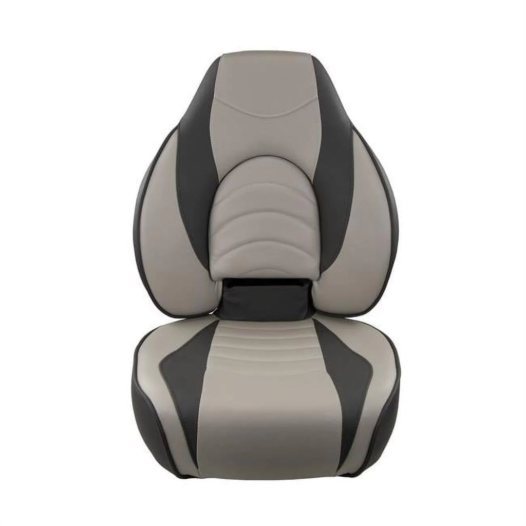 Springfield 1780238 Deluxe Fish Pro High Back Seat - Charcoal/Grey