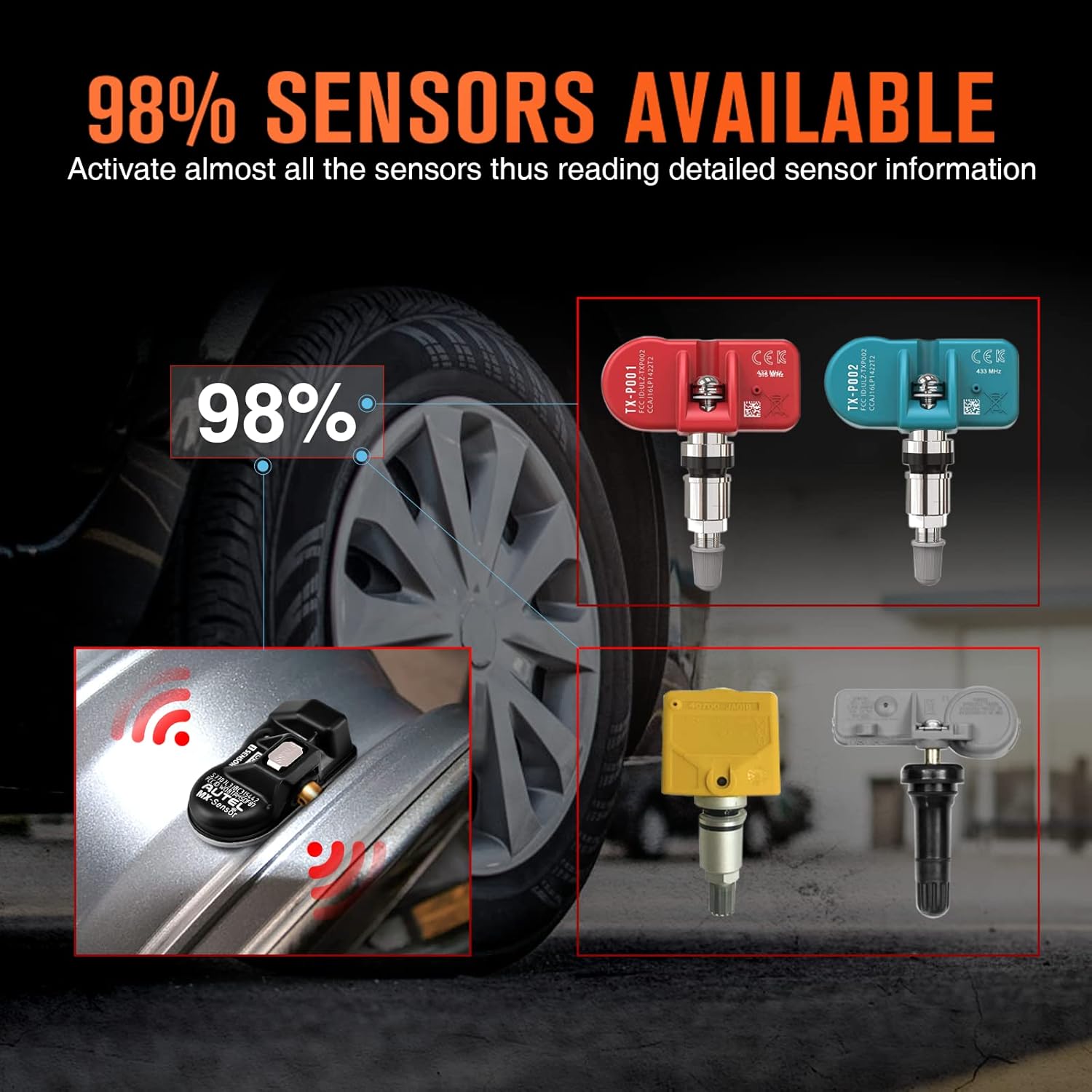 TPMS Relearn Tool for Tire Pressure Monitoring System W54726