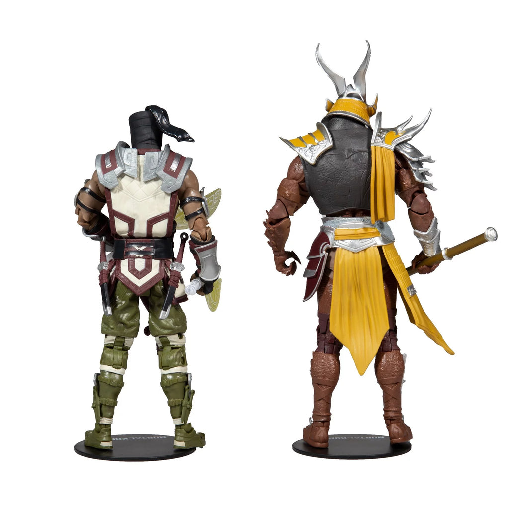 Mortal Kombat Sub-Zero vs. Shao Kahn 2 Pack 7 inch Action Figures Y354783