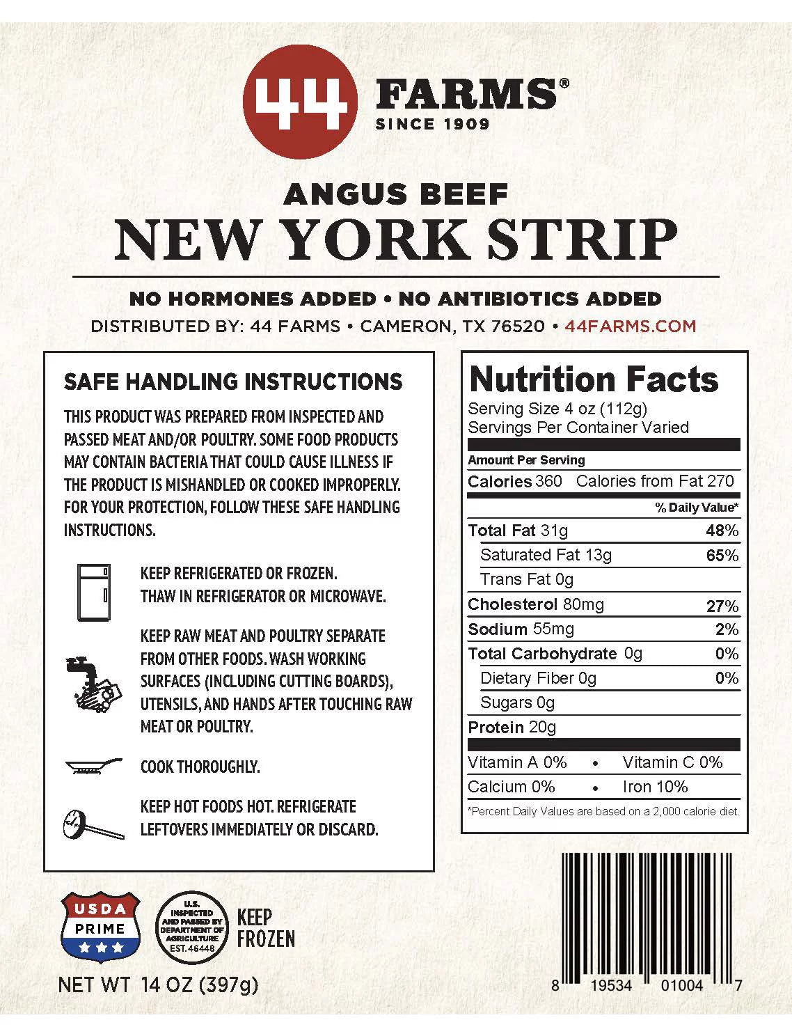Angus Steaks Prime Pairing, 5 Steaks P4619