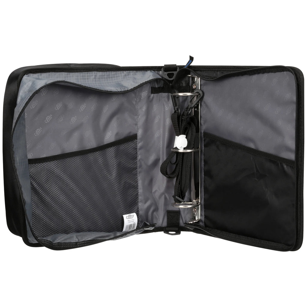 2" O-Ring Zipper Binder with 13" Tablet Pouch, Blue F3298
