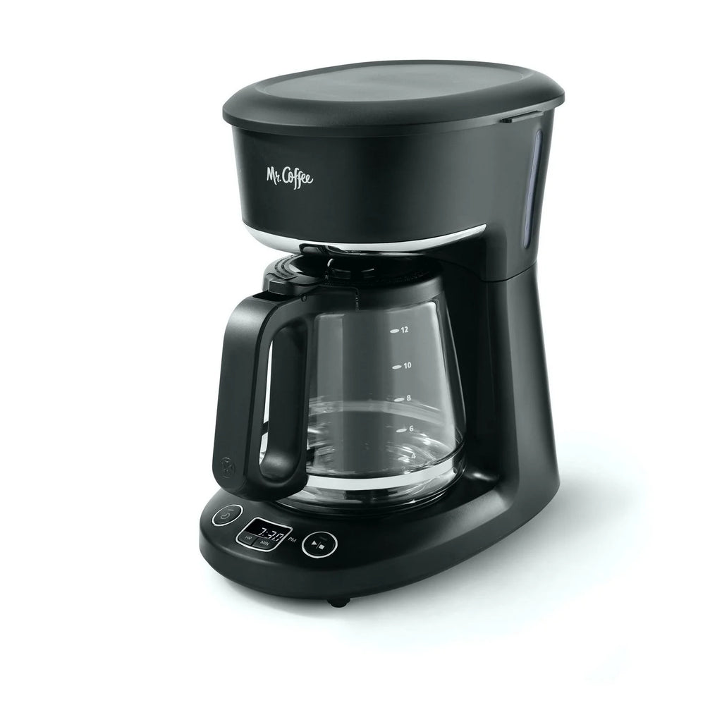 Programmable Coffee Maker, 12 Cup Capacity, Black Q64375