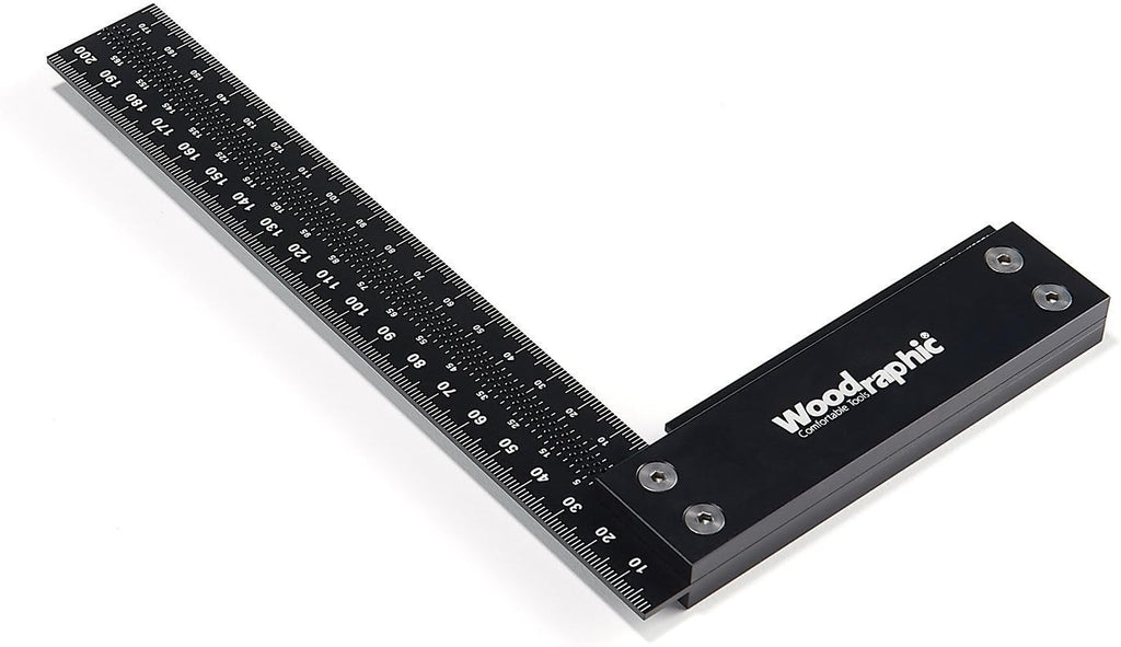 12-inch Precision Square Ruler for Woodworking Marking and Measuring R781715