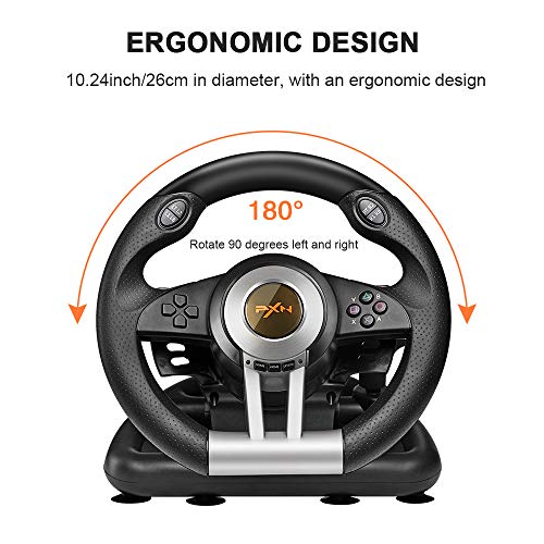 PC Racing Wheel with Pedals for PS3, PS4, Xbox One, Xbox Series X/S, Switch W864