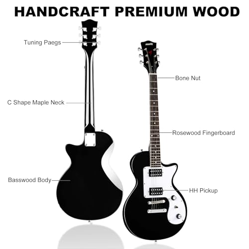 39 Inch Electric Guitar Kit with Amplifier and Accessories U41992