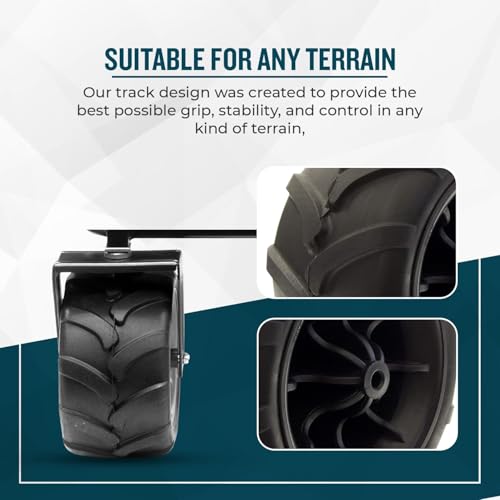 Heavy Duty Solid Tire Wheel for All-Terrain Wagons & Garden Carts A64280