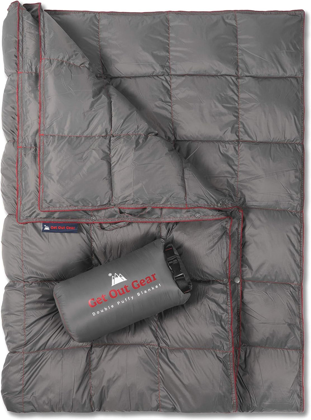 Double Puffy Camping Blanket - Packable, Lightweight, Water-Resistant Z5138