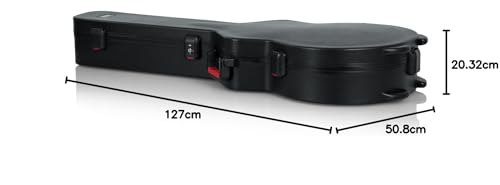 Molded Flight Case for Strat/Tele Style Electric Guitars with TSA Locking Latch U665