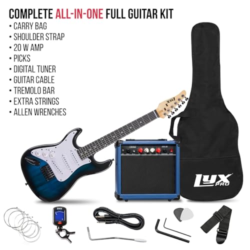 3/4 Size Electric Guitar Kit for Kids with Amp and Accessories V60944