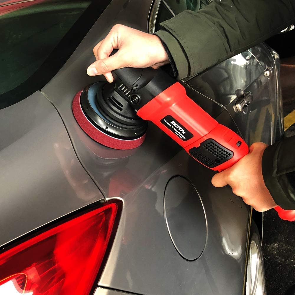 Car Polisher, 21mm Long-Throw Orbital, 6.5" Dual Action Buffer T680202