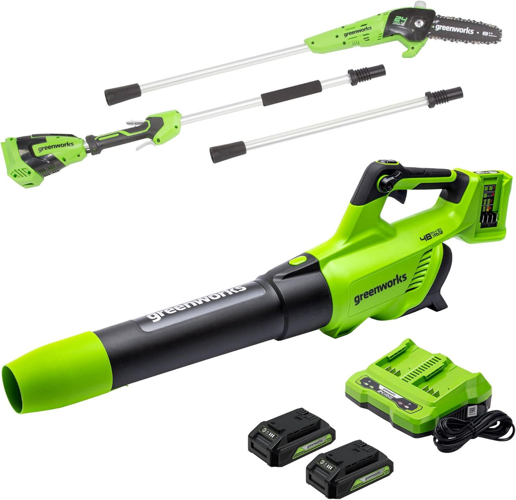 Cordless Axial Blower 125 MPH 515 CFM with 2 Batteries and Charger Z230