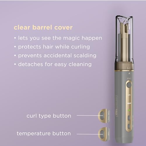 Cordless Automatic Curling Iron for Short to Medium Hair T62249