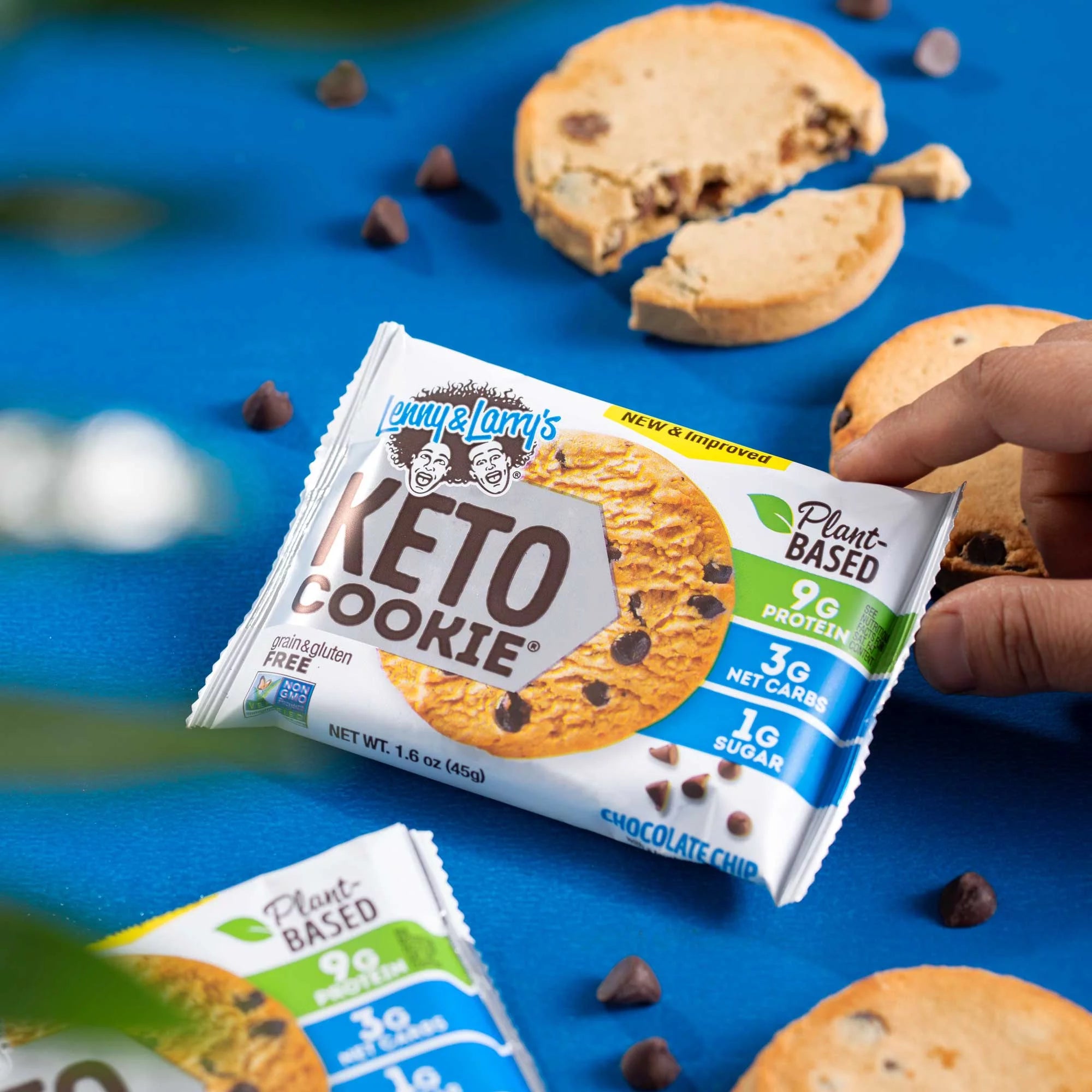 Keto Cookie, Chocolate Chip, 1.6 oz, 12 Ct U37477