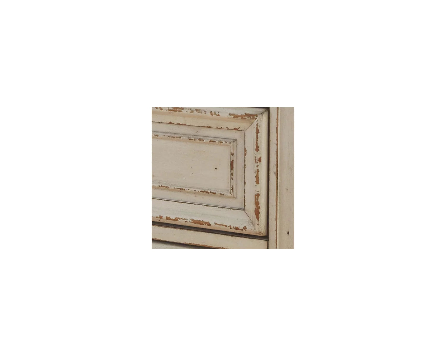 3 Drawer Vanity with Mirror and Stool, Two-tone V302614