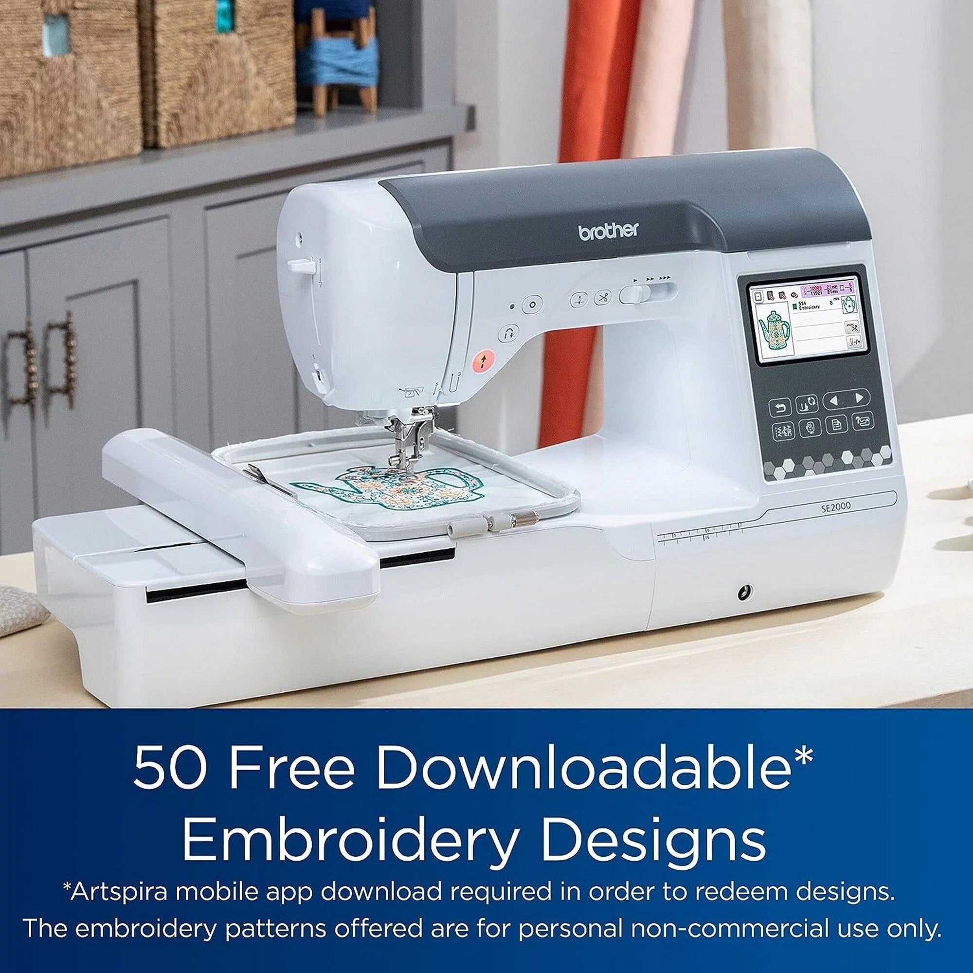Embroidery & Sewing Machine with Digitizing Bundle M921