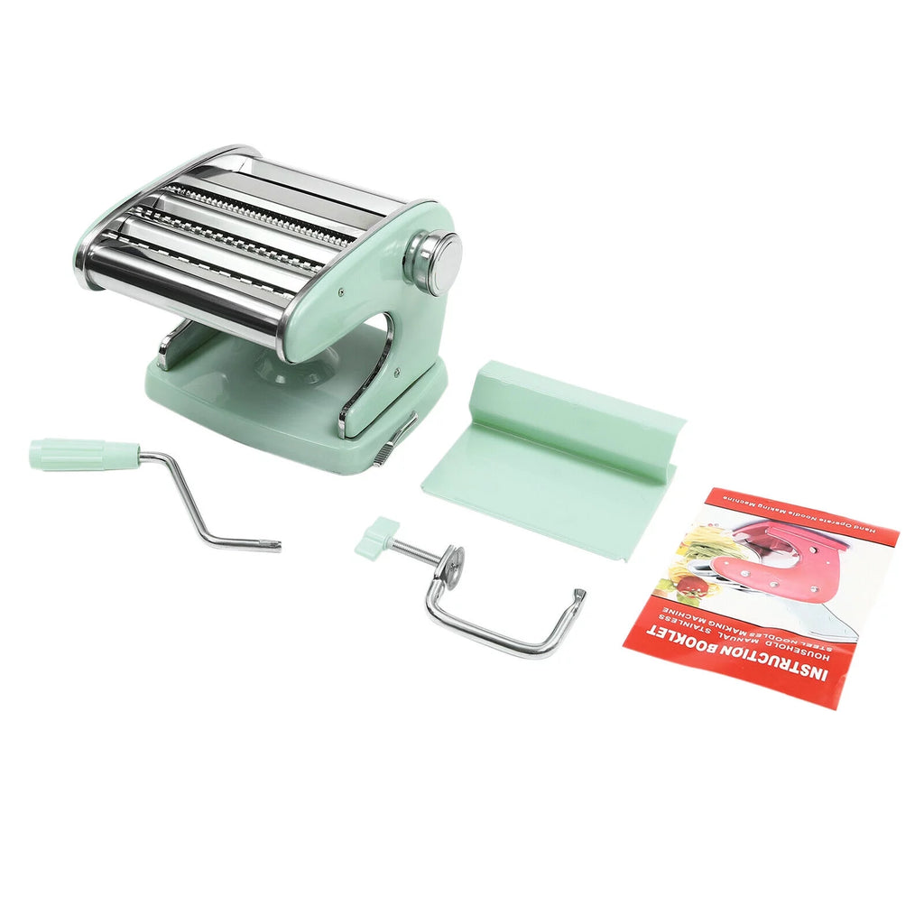 Pasta Maker & Roller Machine for Spaghetti and Fettuccine, Green R668
