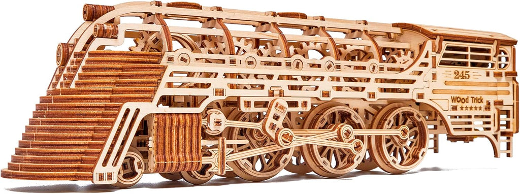 3D Wooden Puzzle Train Model Kit for Adults and Kids V355