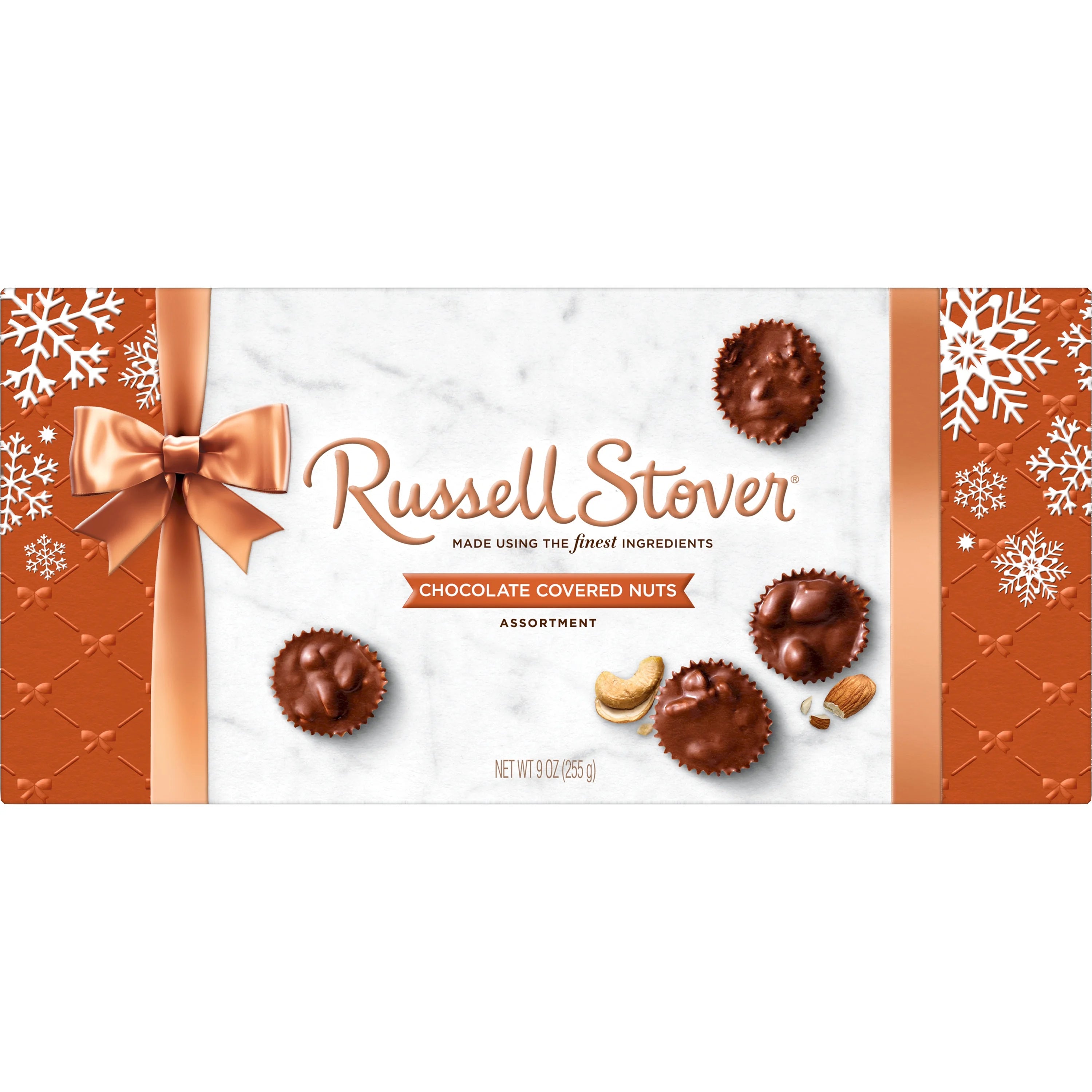 Christmas Chocolate Covered Nuts Assortment Gift Box, 9 oz. R2956