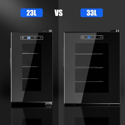 Reptile Egg Incubator 23L Digital Heating and Cooling, 10–40°C, UV-Resistant Glass Door F931690