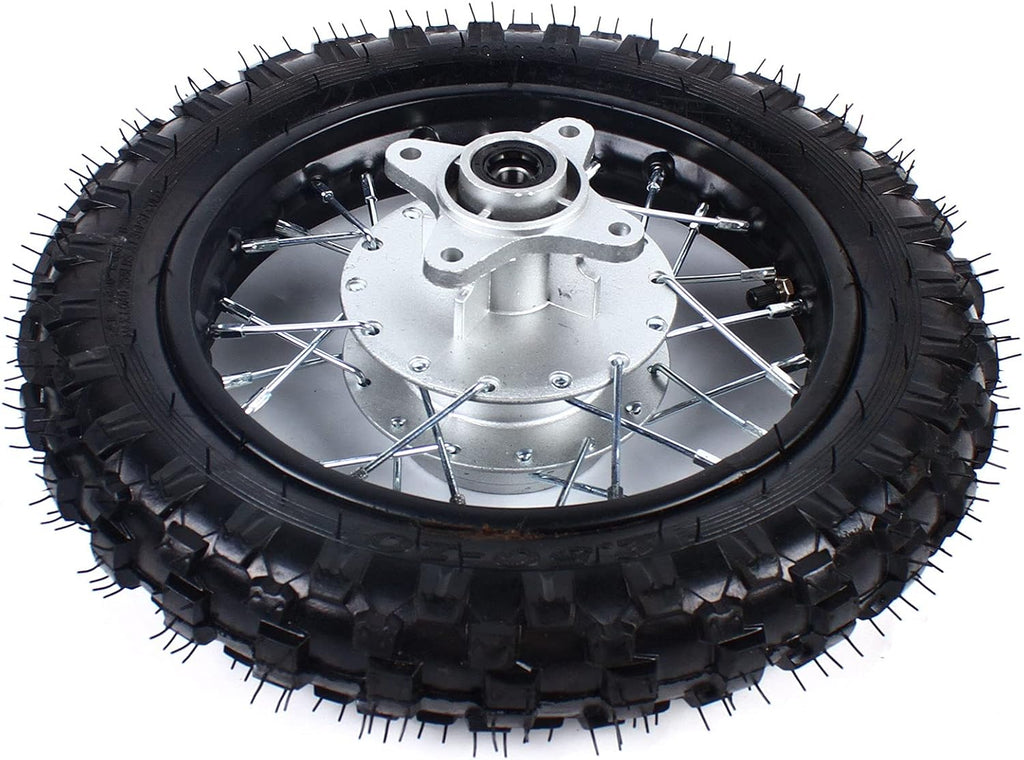10" Rear Wheel Tire Assembly for 50-110cc Dirt Pit Bike D969