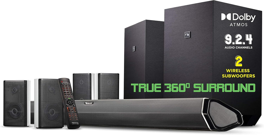 7.1.4 Channel 600W Soundbar with Wireless Subwoofer and Rear Speakers Y8656