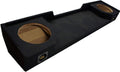 Compatible with Chevy C/K Silverado or GMC Sierra Full Size Extended Cab Truck 1988-1998 Dual 10" Subwoofer Sub Box Speaker Enclosure