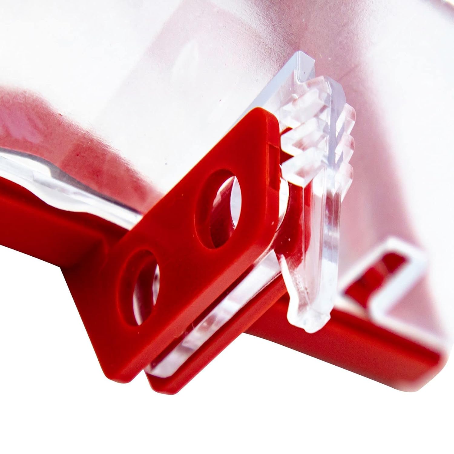 Emergency Stop Button Lockout, Rectangular, Transparent Cover, Pack of 2 F21861