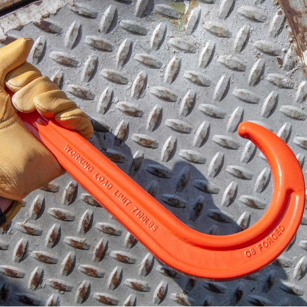 Alloy Tow Chain with Forged Long J Hook, 3/8 Inch x 6 Foot A761